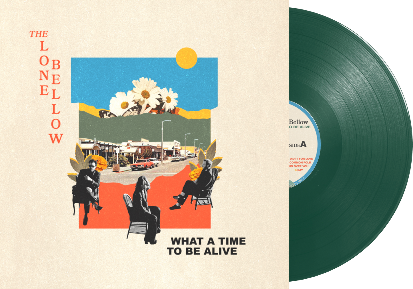 The Lone Bellow - (PRE-ORDER 2/13/26) What A Time To Be Alive (Indie Exclusive) (GREEN VINYL) | Mint (M) Mint (M)-