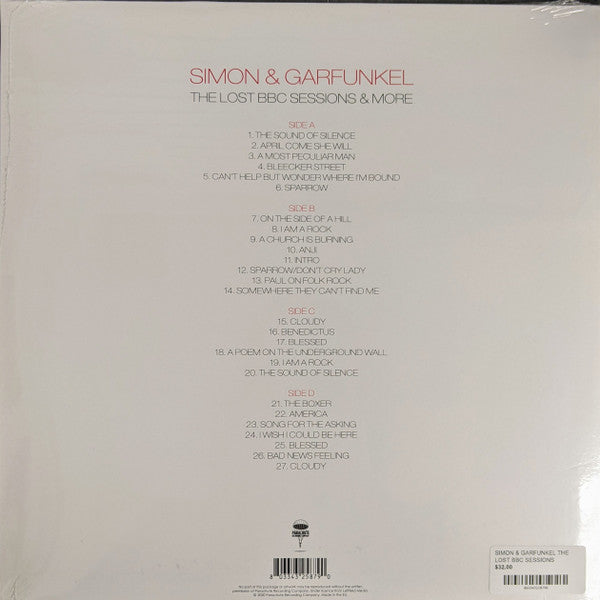 Simon & Garfunkel - The Lost BBC Sessions & More (2LP) | Mint (M) Mint (M)-