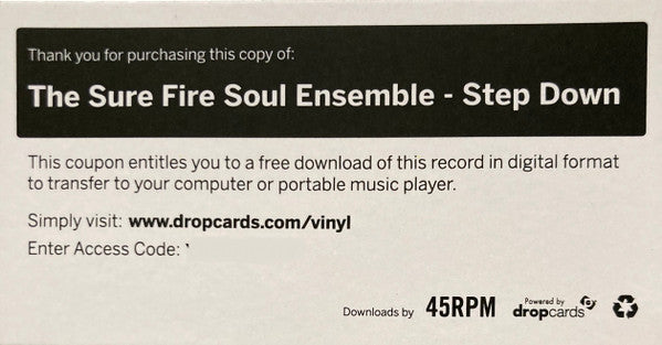 The Sure Fire Soul Ensemble - Step Down (VINYL) | Mint (M) Mint (M)-