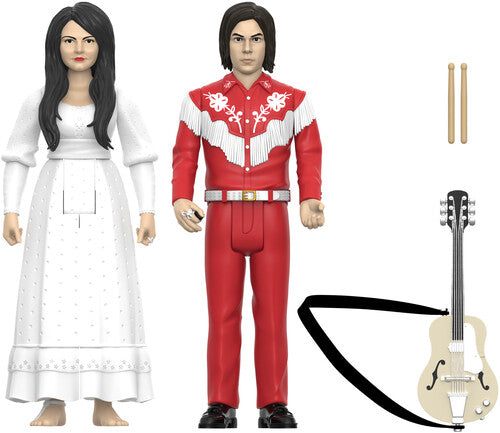 The White Stripes - Super7 - The White Stripes - ReAction Figures Wv2 - Elephant 2-Pack (Action Figure) |-