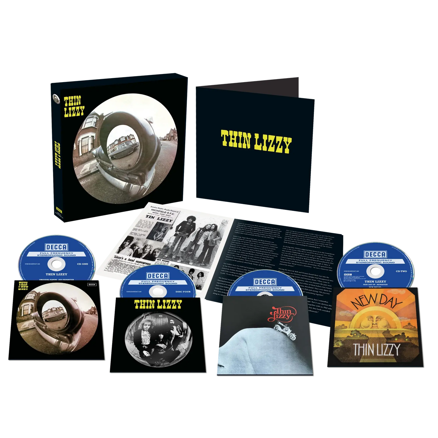 Thin Lizzy - (PRESALE 7/10/26) Thin Lizzy (DLX CD) | Mint (M) Mint (M)-