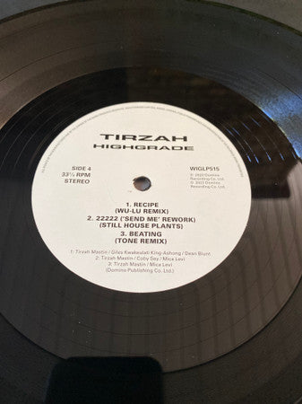Tirzah - Highgrade | Mint (M) Mint (M)-