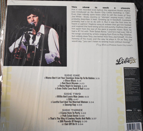 Tony Joe White - Live From Austin, TX | Mint (M) Mint (M)-