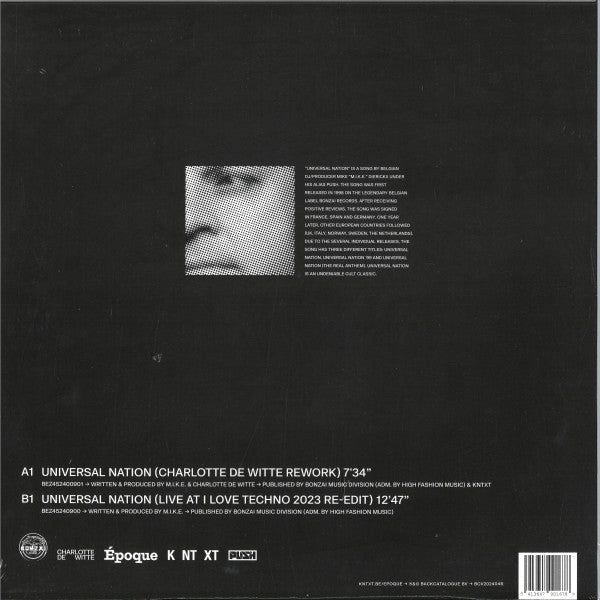 Universal Nation (Charlotte de Witte Rework) | Mint (M) Mint (M)-