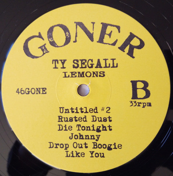 Ty Segall - Lemons | Mint (M) Mint (M)-