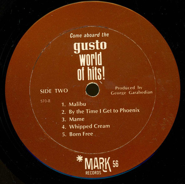 Come Aboard The Gusto World Of Hits! | Mint (M) Mint (M)-