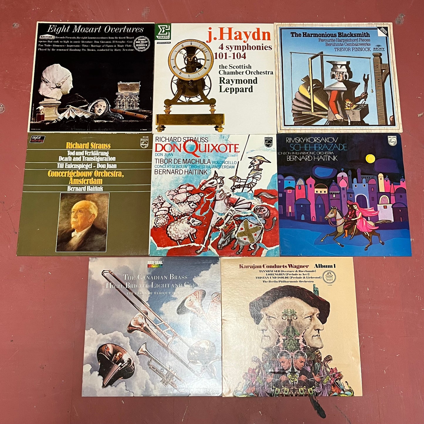 Various - 8 CLASSICAL MUSIC VINYL RECORD ALBUM LPS (EX TO NM : LIKE NEW) | Near Mint (NM or M-)-
