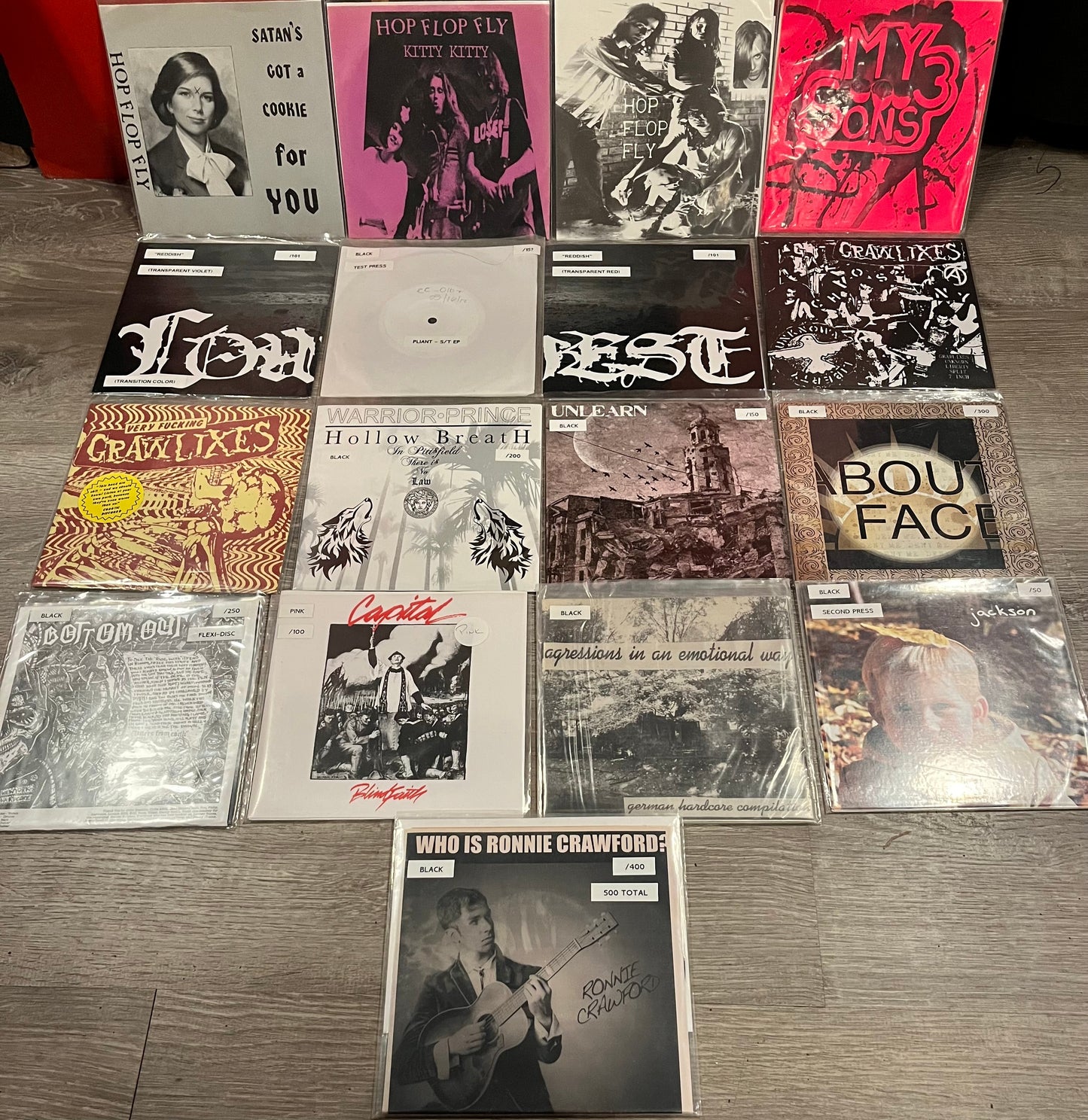 Various - 17 PUNK 7" LIMITED EDITION VINYL RECORDS |--