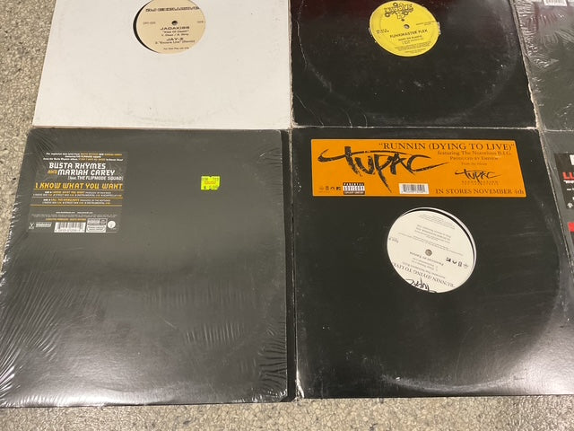 Various - 12 HIP HOP RECODS VINYL LOT |-