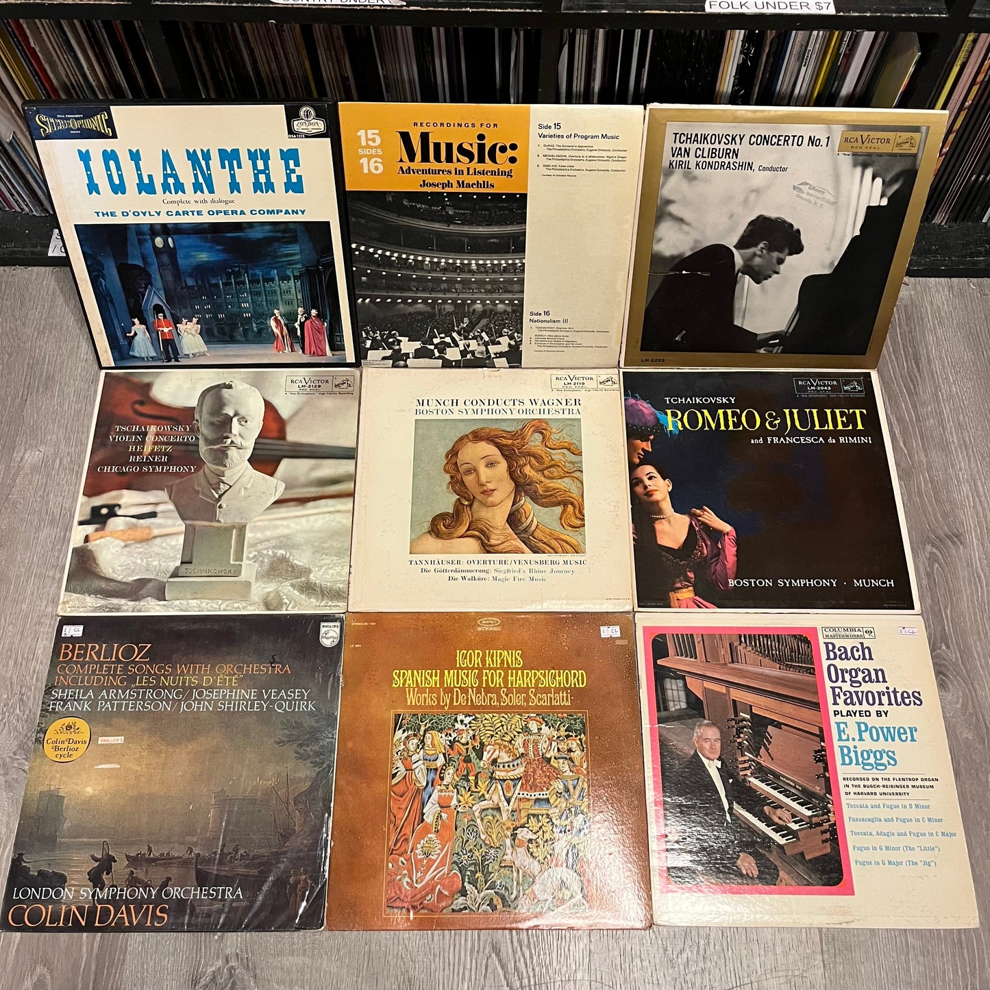 Various - 9 CLASSICAL VINYL RECORD LPS *EX-NM* | Excellent (EX) Excellent (EX)-