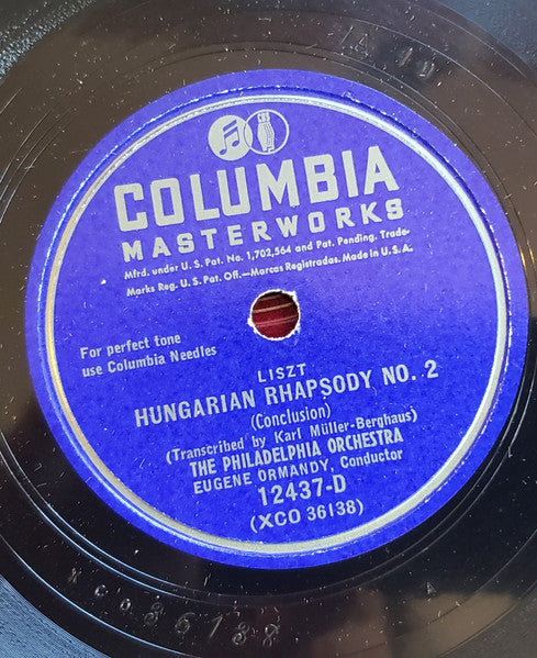 Various - 16 78 RPM 12" CLASSICAL RECORDS - LIST IN DESCRIPTION | Very Good (VG) Very Good Plus (VG+)--