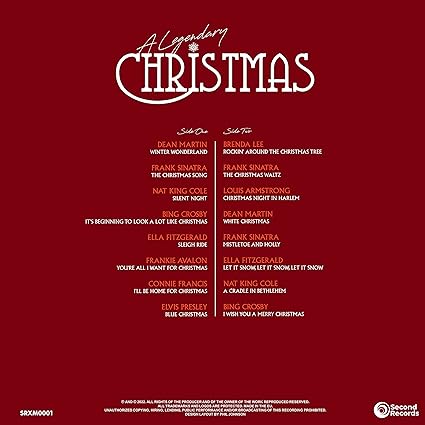 Various Artists - A Legendary Christmas, Volume One: The Red Collection (180g Import) | Mint (M) Mint (M)-
