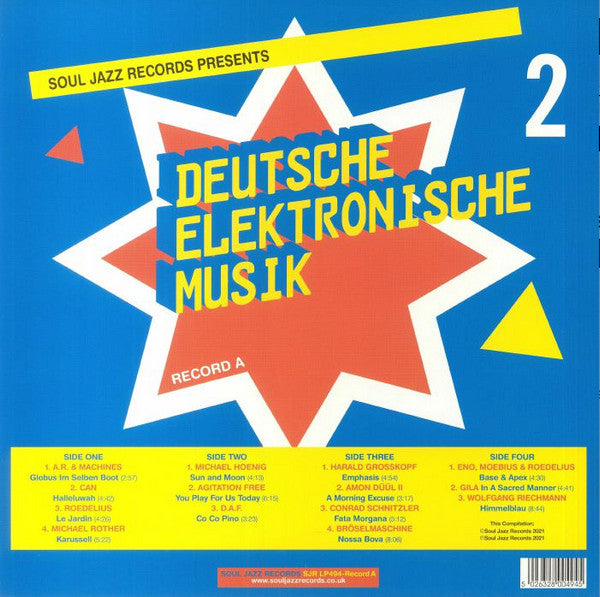 Various - Deutsche Elektronische Musik 2 (Experimental German Rock And Electronic Musik 1971-83) (Record A) | Mint (M) Mint (M)-