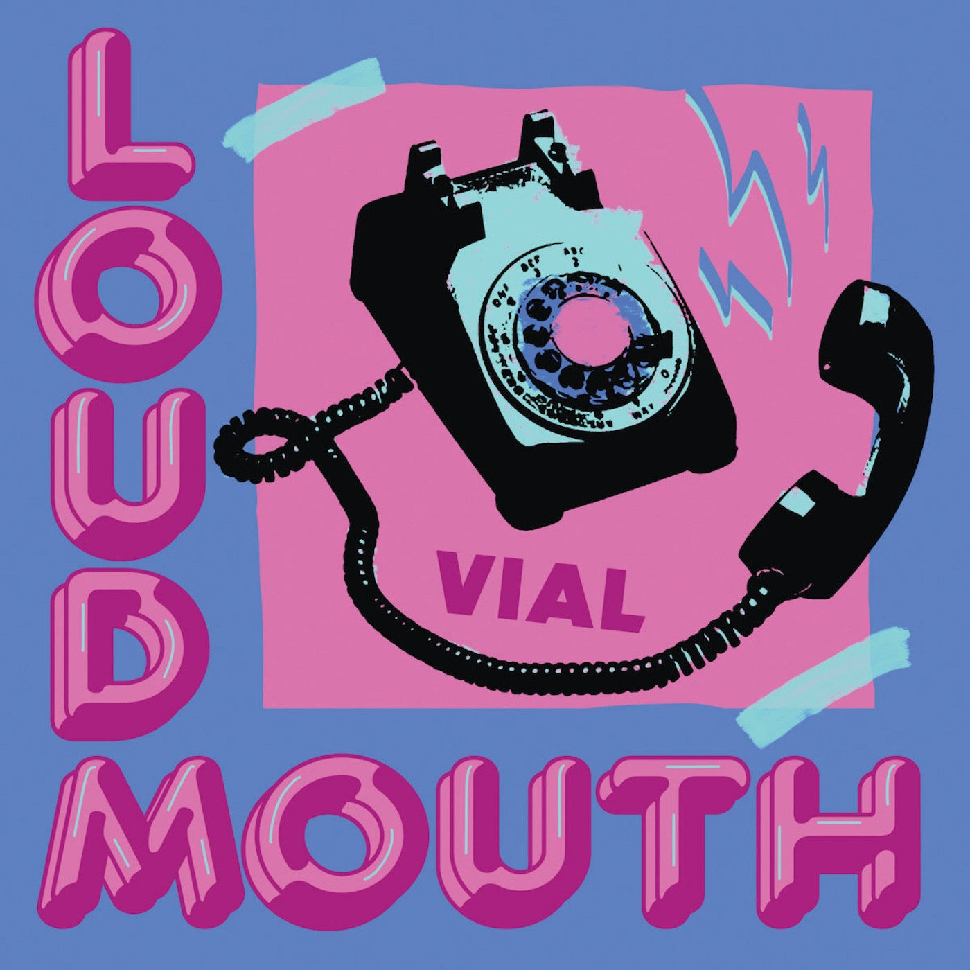 VIAL - Loudmouth (Ice Blue With Aqua Blue Spokes VINYL) | Mint (M) Mint (M)-