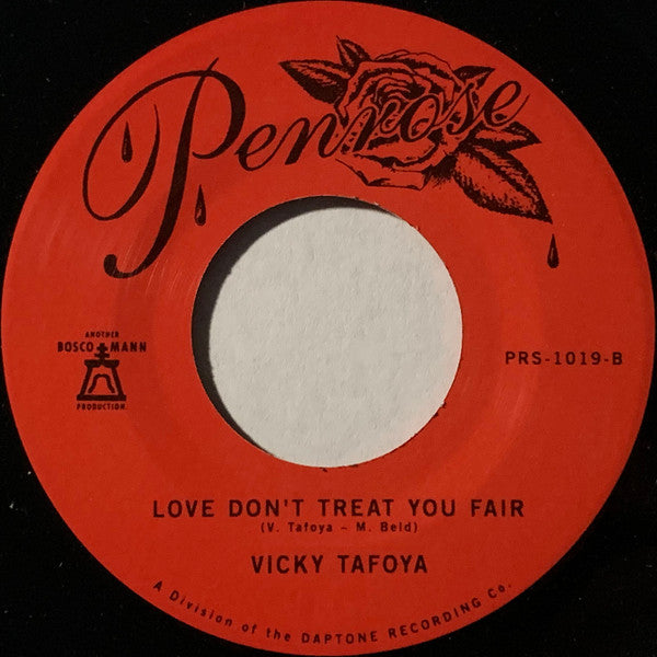 Vicky Tafoya - The Moment / Love Don't Treat You Fair (7" VINYL) | Mint (M) Mint (M)-