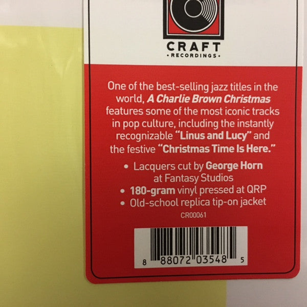 Vince Guaraldi A Charlie Brown Christmas Craft Recordings, Fantasy LP, Album, RE, 180 Mint (M) Mint (M)-