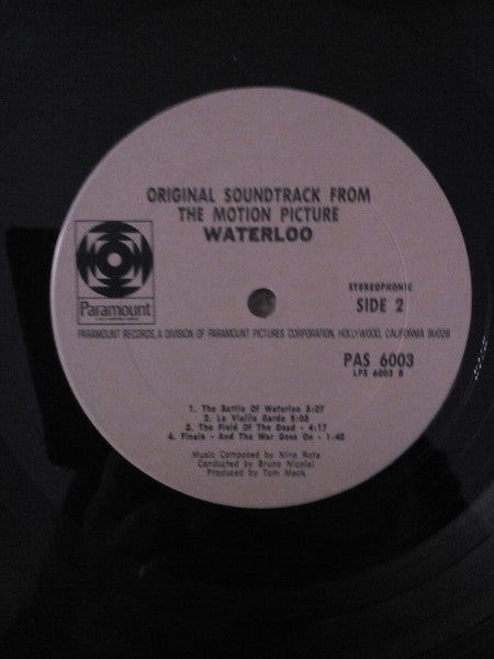 Nino Rota - Waterloo (Original Soundtrack Recording) (VINYL) | Near Mint (NM) Near Mint (NM)-