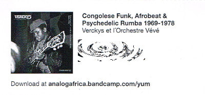 Verckys - Congolese Funk, Afrobeat & Psychedelic Rumba 1969-1978 | Mint (M) Mint (M)--