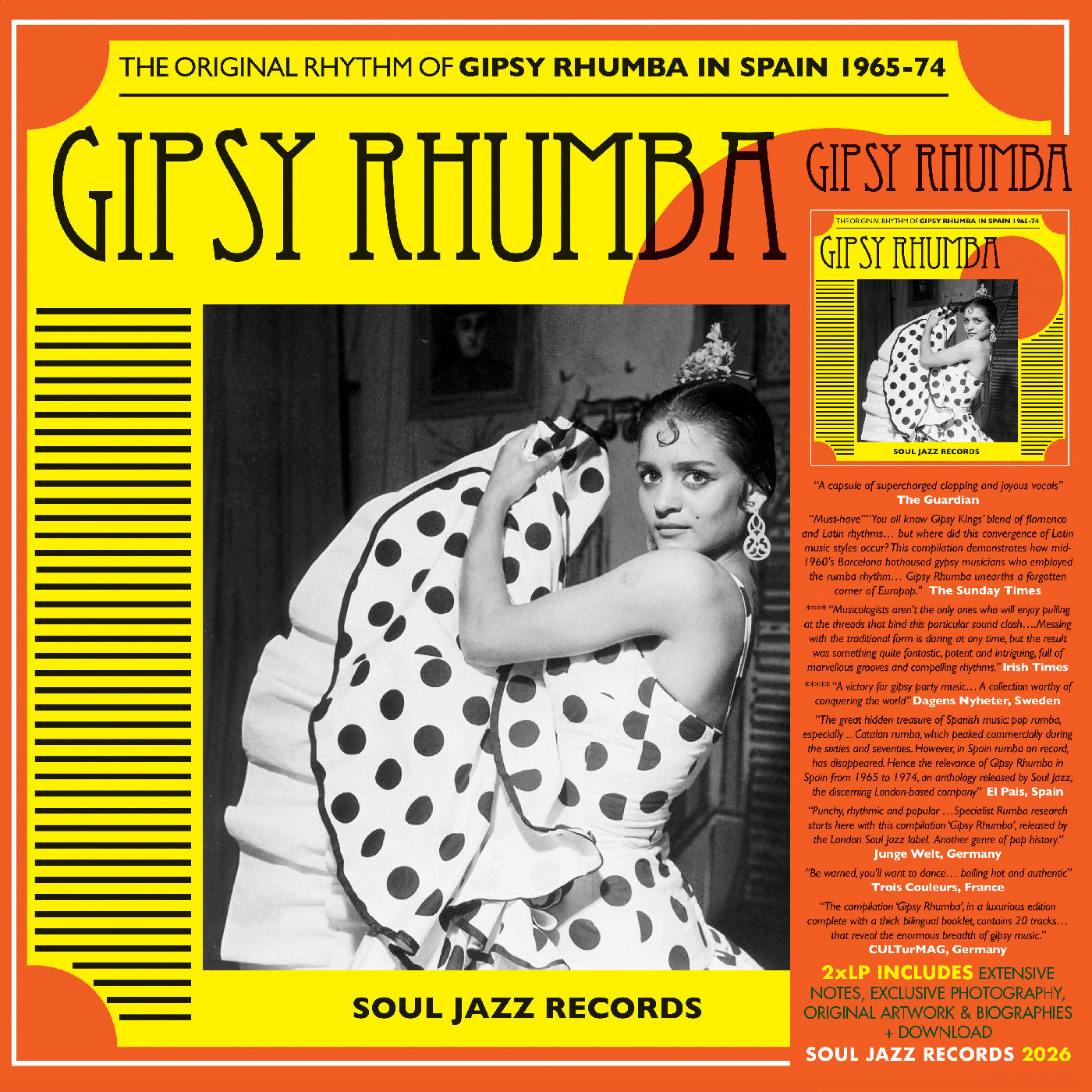 Soul Jazz Records presents - (PRESALE 8/7/26) GIPSY RHUMBA: The Original Rhythm of Gipsy Rhumba in Spain 1965-74 (CARD WALLET CD) |-