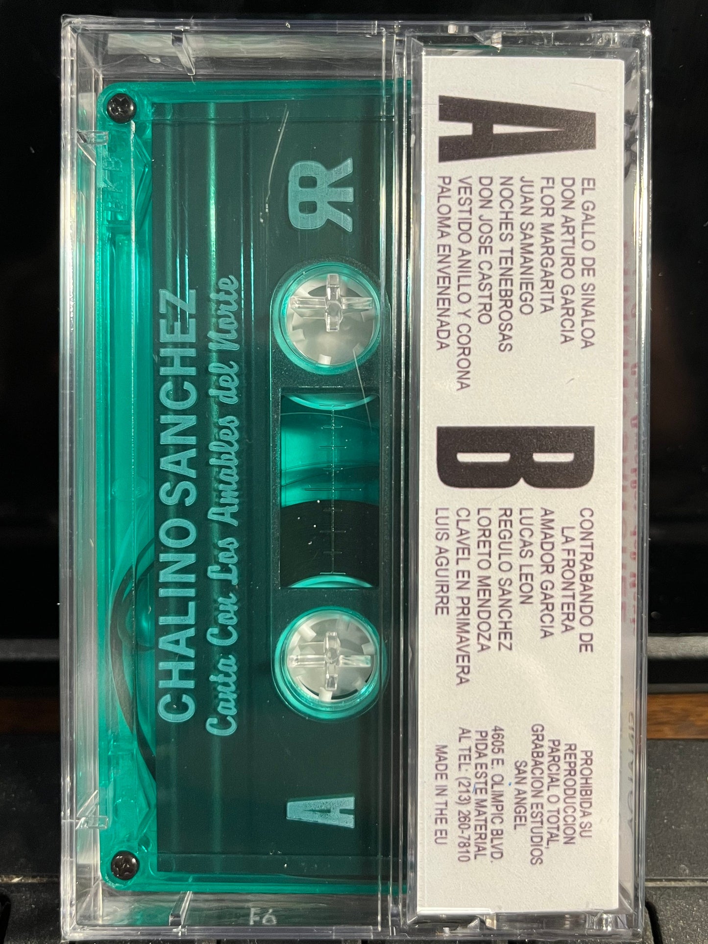 CHALINO SANCHEZ - El Gallo De Sinaloa (CASSETTE - UNOFFICIAL) | Mint (M) Mint (M)-