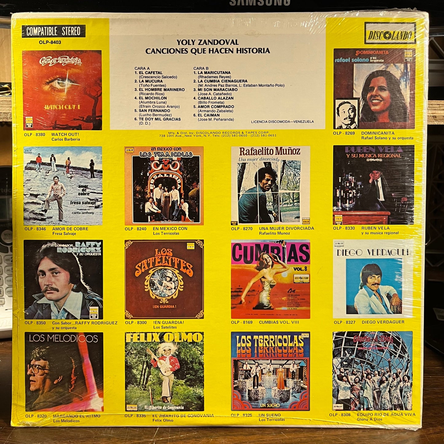 Yoly Sandoval - Canciones Que Hacen Historia (VINYL) | Mint (M)-
