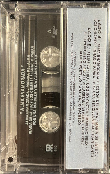 Chalino Sánchez - Alma Enamorada (CASSETTE - UNOFFICIAL) | Mint (M) Mint (M)-