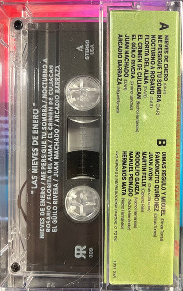 Chalino Sánchez - Nieves de Enero (CASSETTE - UNOFFICIAL) | Mint (M) Mint (M)-