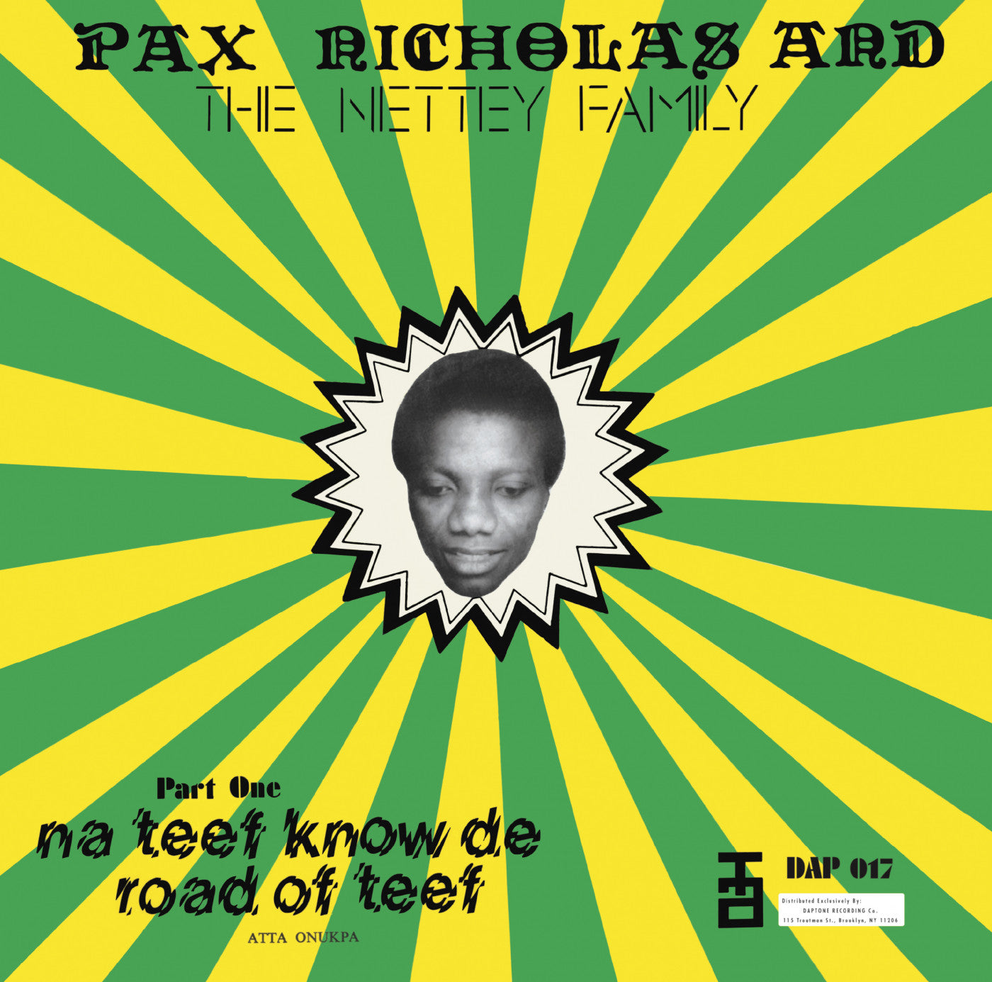 Pax Nicholas And The Netty Family - Na Teef Know De Road Of Teef (CD) |--