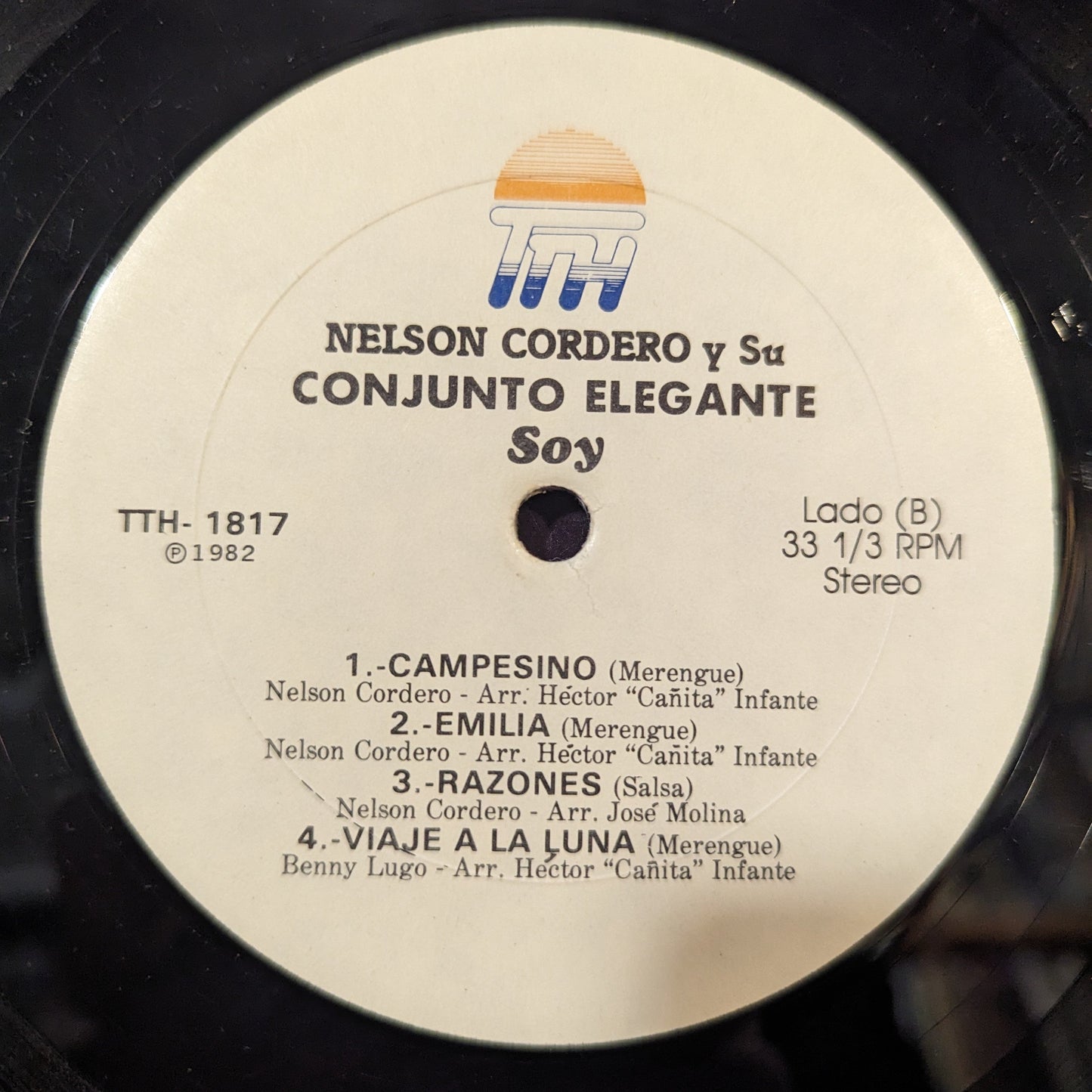 Nelson Cordero Y Su Conjunto Elegante - Soy | Very Good Plus (VG+) Very Good (VG)--