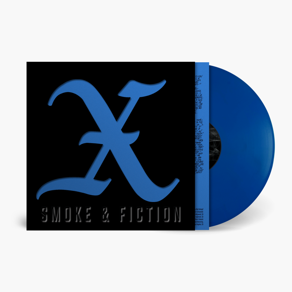 X - Smoke & Fiction (Indie Exclusive, Colored Vinyl, Blue) | Mint (M) Mint (M)-