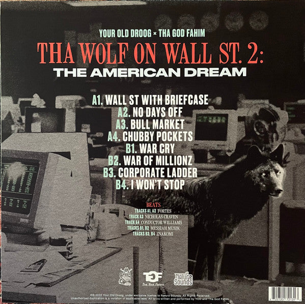 Your Old Droog x ThaGodFahim - Tha Wolf On Wall St. 2: The American Dream | Mint (M) Mint (M)-