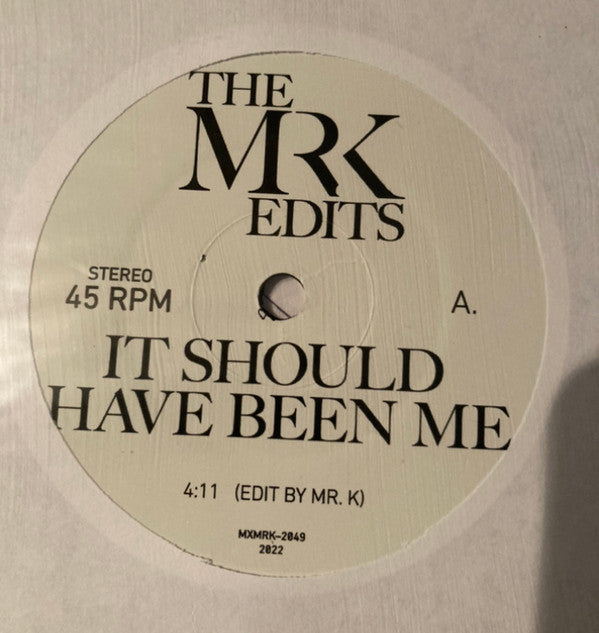 It Should Have Been Me / Brand New Lover (7" VINYL) | Mint (M) Generic-