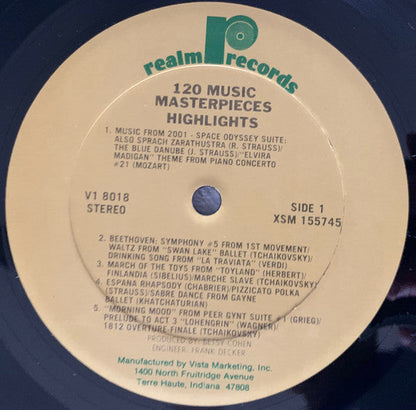 Various - 120 Music Masterpieces (2xVINYL) | Near Mint (NM) Near Mint (NM)-