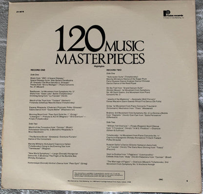 Various - 120 Music Masterpieces (2xVINYL) | Near Mint (NM) Near Mint (NM)-