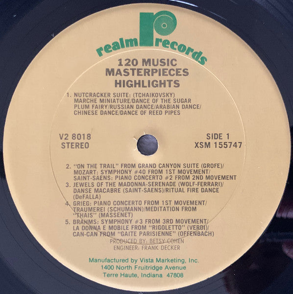 Various - 120 Music Masterpieces (2xVINYL) | Near Mint (NM) Near Mint (NM)-
