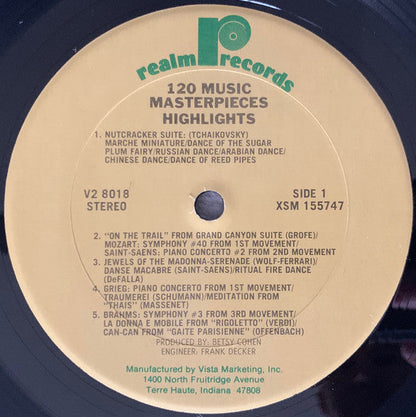 Various - 120 Music Masterpieces (2xVINYL) | Near Mint (NM) Near Mint (NM)-