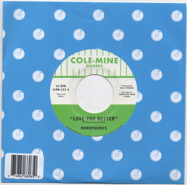 Monophonics - Love You Better / The Shape Of My Teardrops | Mint (M) Mint (M)-
