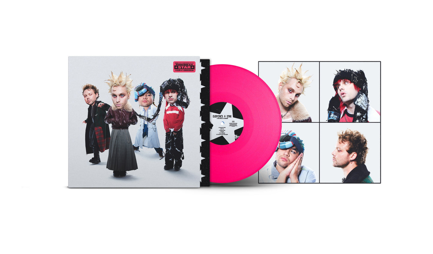5 Seconds Of Summer - Everyone'S A Star! (Neon Pink Glitter VINYL) | Mint (M) Mint (M)-