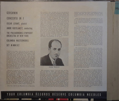 George Gershwin - Concerto In F | Very Good Plus (VG+) Very Good (VG)-