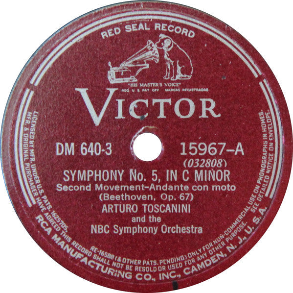 Ludwig Van Beethoven - Fifth Symphony | Very Good (VG) Very Good Plus (VG+)-