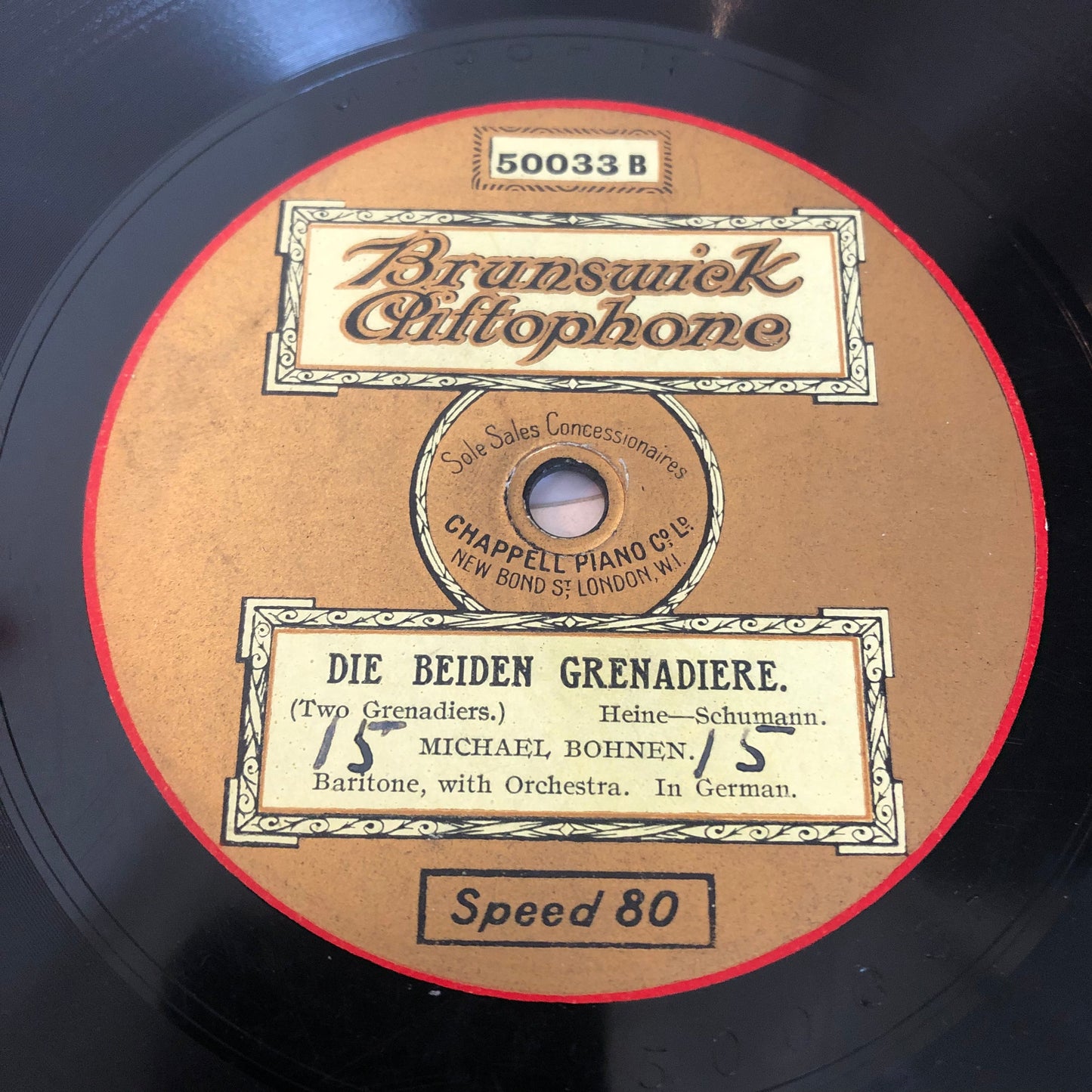 Tannhauser, Micheal Bohen - Blick Ich Umher / Die Beiden Grenadiere | Very Good Plus (VG+) Generic-
