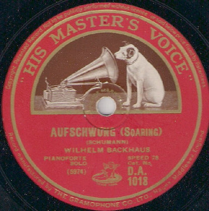Wilhelm Backhaus - Tango / Aufschwung | Near Mint (NM) Generic-
