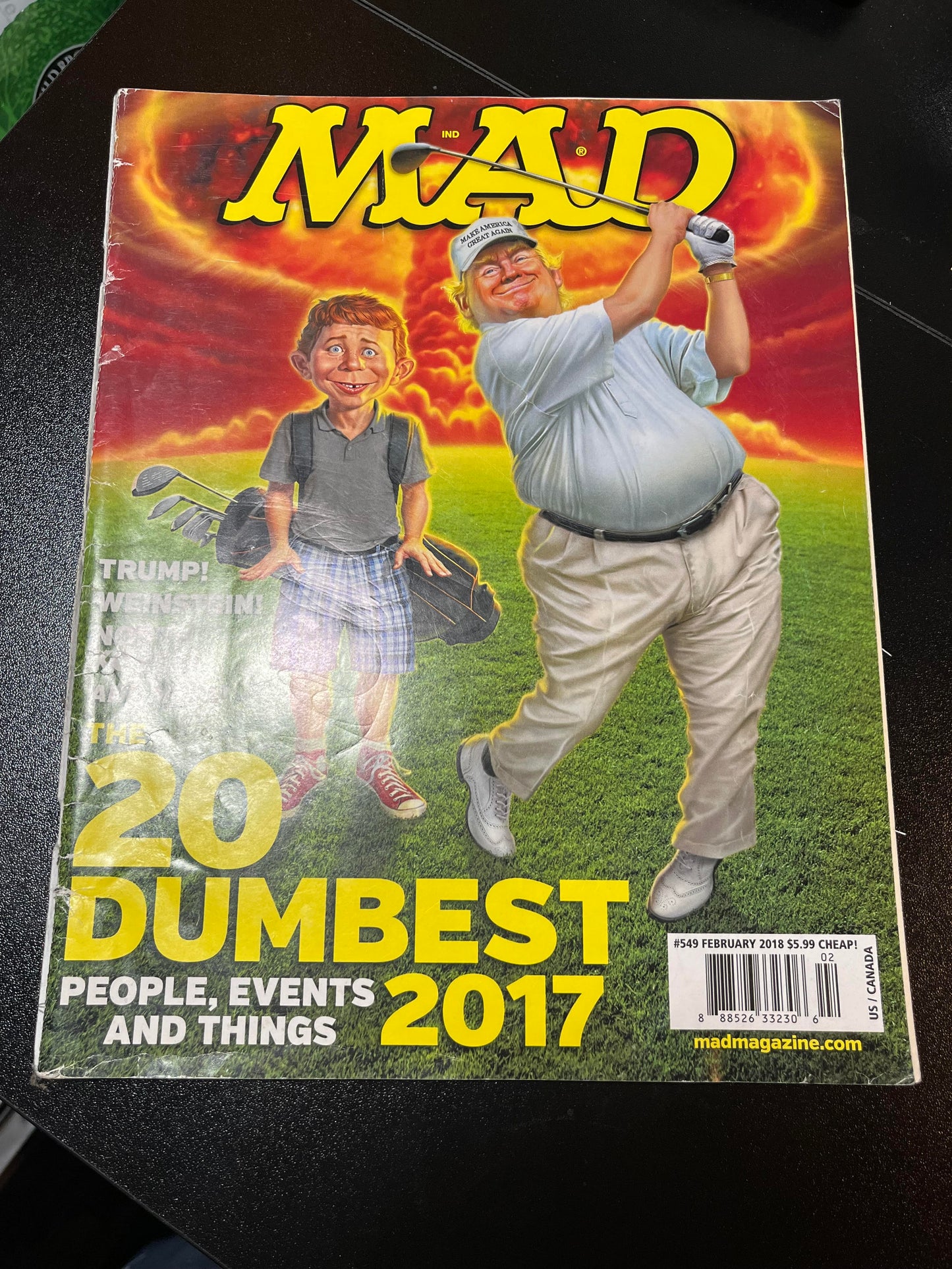 -. - MAD MAGAZINE #549 2017 The 20 Dumbest |-