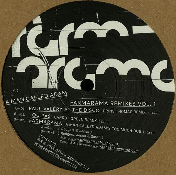 A Man Called Adam - Farmarama Remixes Vol.1 | Mint (M) Generic-