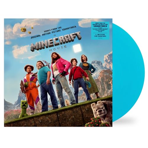 A Minecraft Movie (Songs From The Original Motion - A Minecraft Movie (Songs From The Original Motion Picture Soundtrack) [Teal Vinyl] | Mint (M) Mint (M)-
