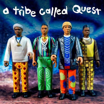 A Tribe Called Quest - Super7 - A Tribe Called Quest - ReAction Figures Wv1 - People's Instinctive Travels and the Paths of Rhythm 4-Pack (Large Item, Action Figure) |-