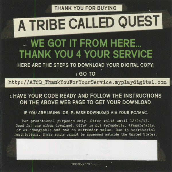 We Got It From Here…Thank You 4 Your Service | Mint (M) Mint (M)-