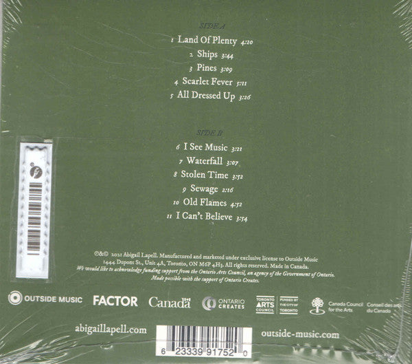 Abigail Lapell - Stolen Time (DIGI CD OUTSIDE 2022) | Mint (M) Mint (M)-