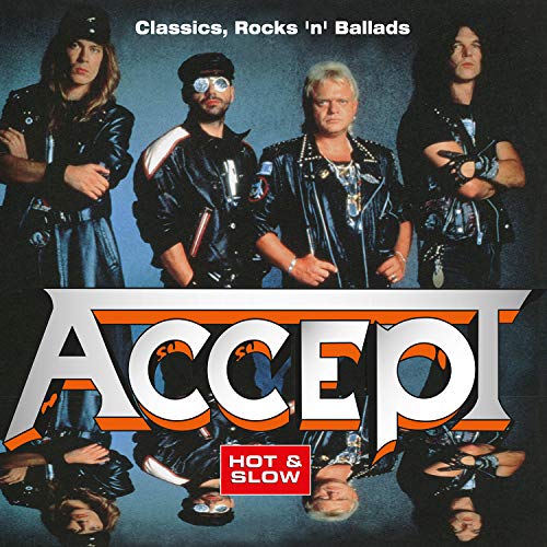 Accept - HOT & SLOW [Import] (Silver & Red Colored Vinyl) | Mint (M) Mint (M)-