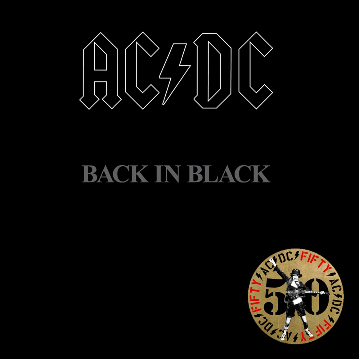 AC/DC - Back In Black (50th Anniversary GOLD VINYL LP Columbia E 80207) | NEW-